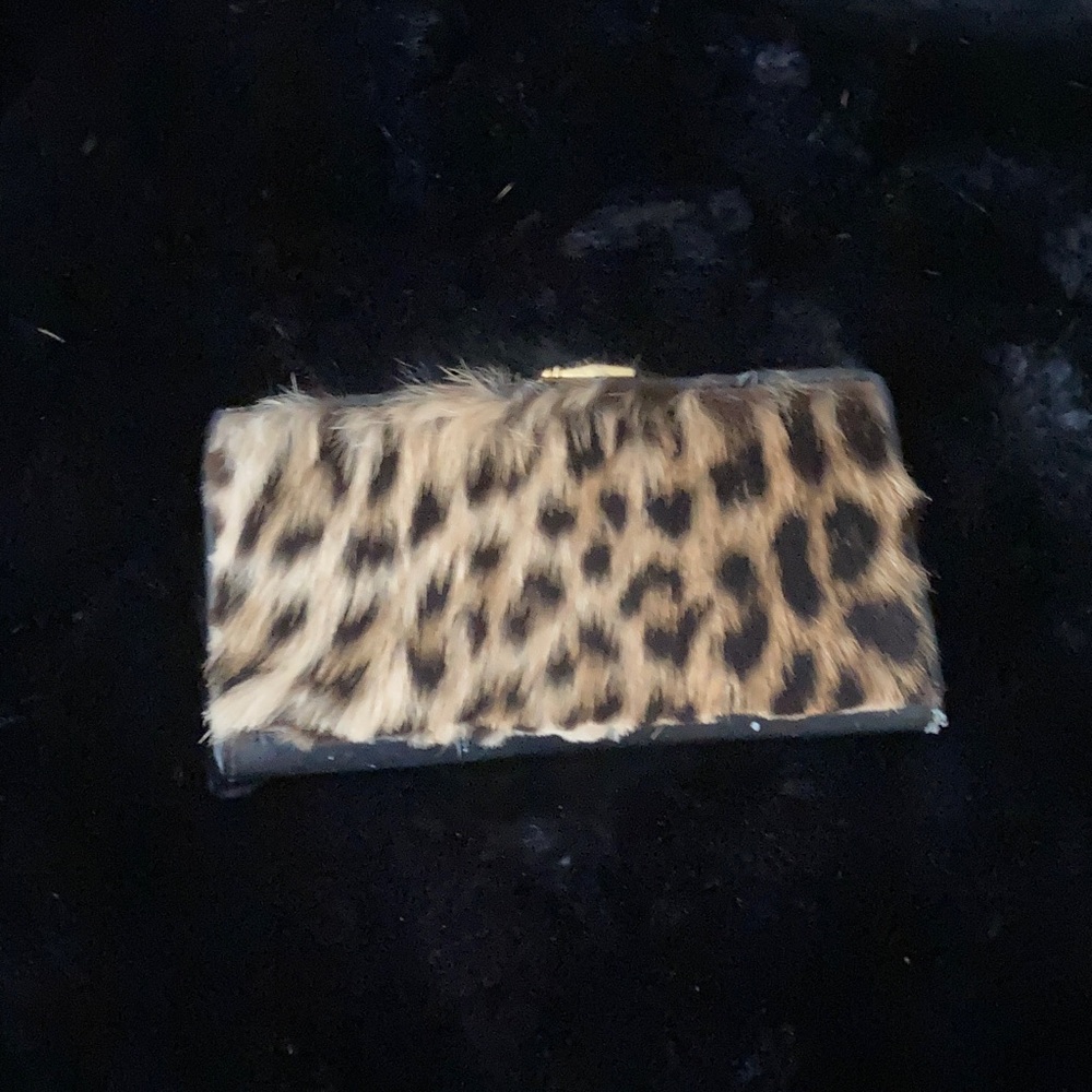 Source Unknown Leopard Print Clutch